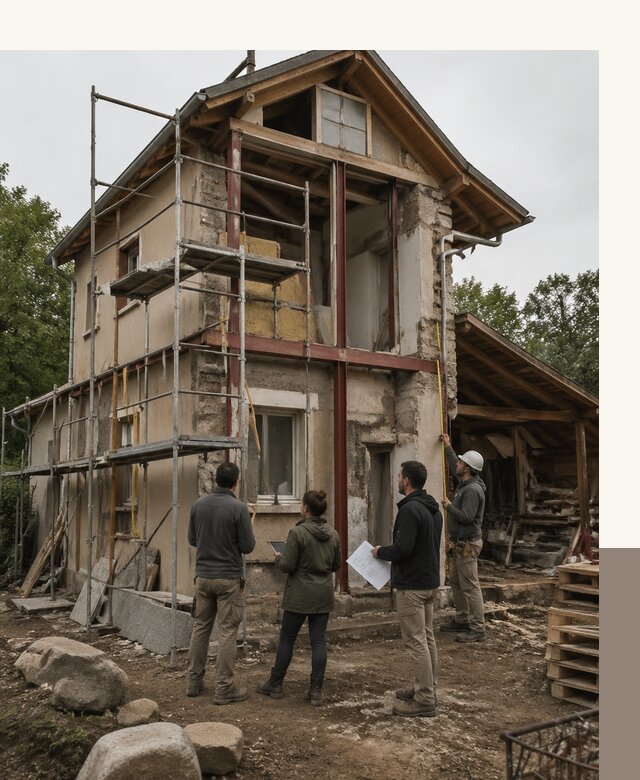 Реконструкция загородного дома под ключ в Балтийске от бюро