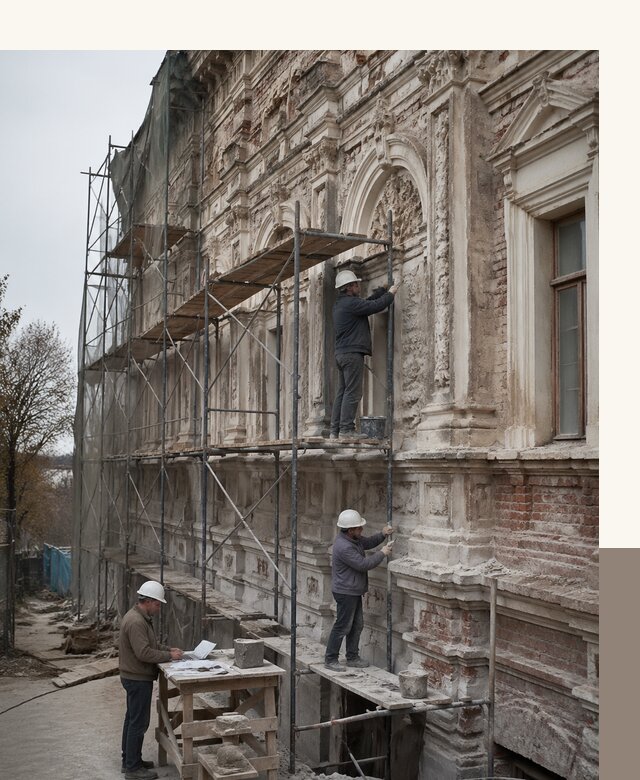 Реставрация объектов культурного наследия под ключ в Балтийске